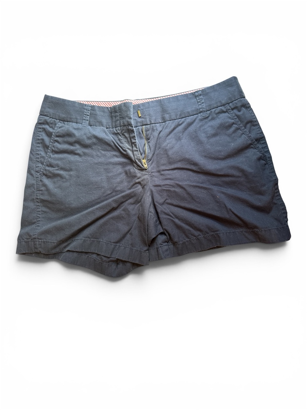 J. Crew Navy Cotton Blend Chino Shorts
